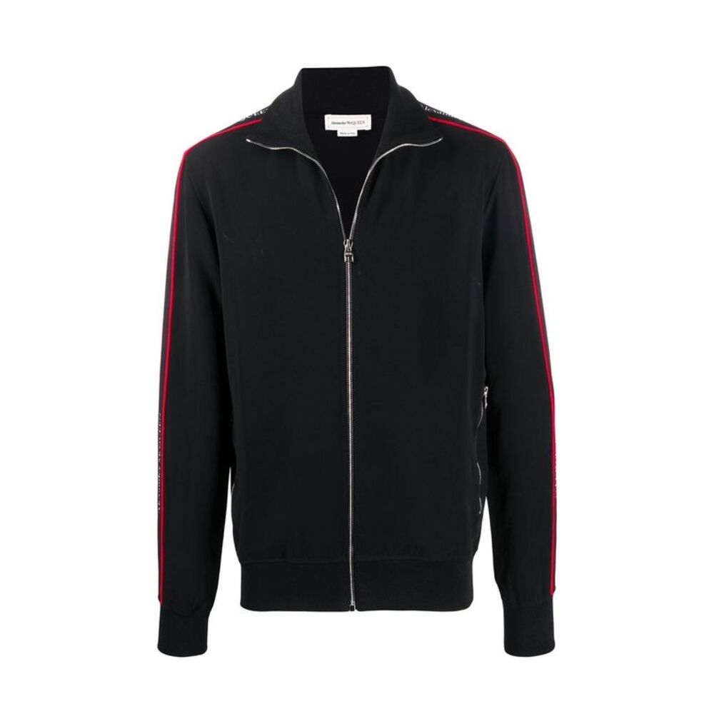 Alexander Mcqueen Logo Zipped Sweatshirt Men